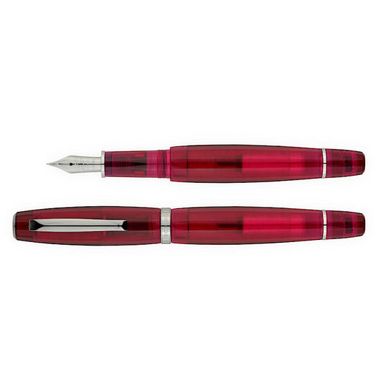 SCRIBO Feel Ombre Magenta 14k Flexible Nib Ruthenium. Limited Edition