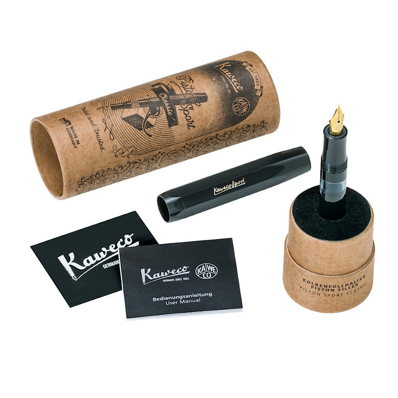 Kaweco Sport Classic Piston Black/Gold  NEW 2024!!