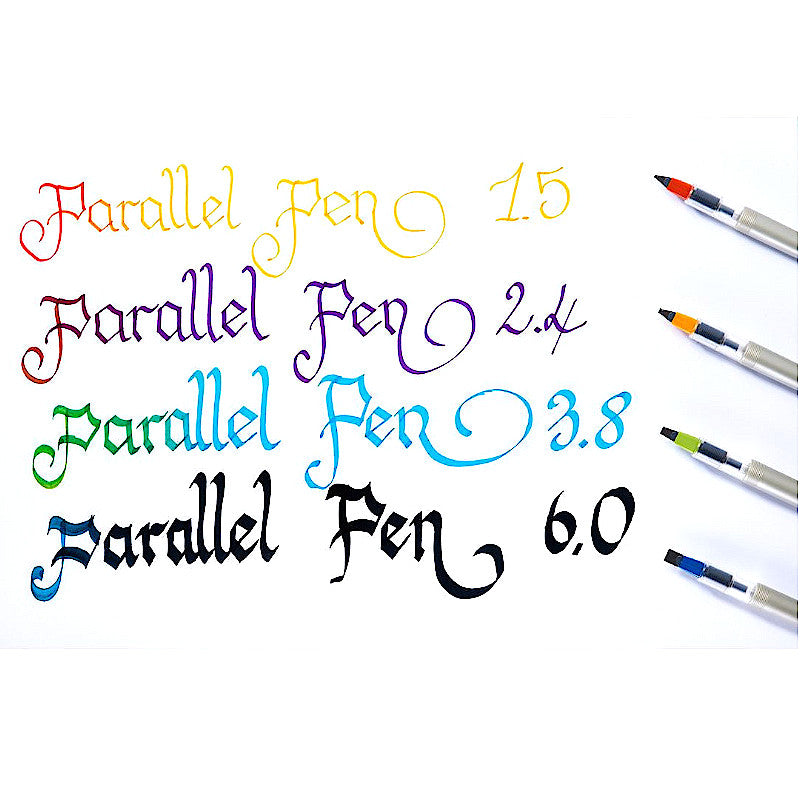 Calligraphy Pen Set PILOT PARALLEL CHOOSE SIZE 1.5mm, 2.4mm, 3.8mm