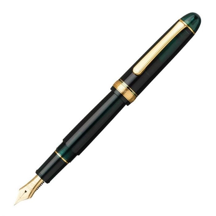 Platinum 3776 Century Laurel Green/Gold, EF-Spitze